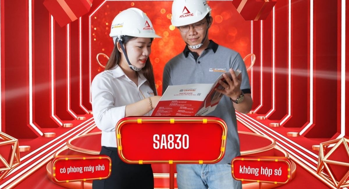 SA830 phù hợp cho các công trình muốn tối ưu không gian tầng mái hoặc nền nhà