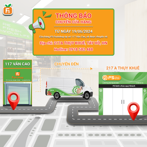 THÔNG BÁO CHUYỂN CỬA HÀNG 117 VĂN CAO SANG 217A THỤY KHUÊ