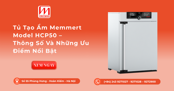 Tủ Tạo Ẩm Memmert Model HCP50 – Thông Số Và Những Ưu Điểm Nổi Bật