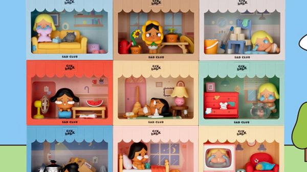 Hộp Mù POP MART CRYBABY Sad Club Khi Nỗi Buồn Cũng Có Thể Đáng Yêu