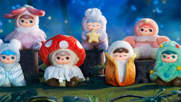 PUCKY Forest Party Series Vinyl Plush Móc Khóa Đáng Yêu