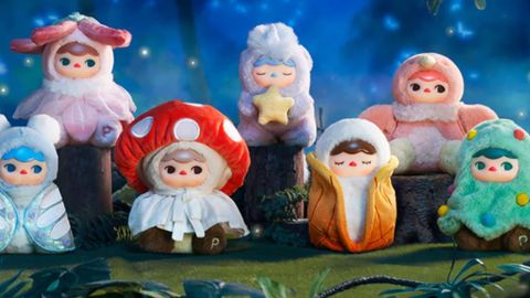 PUCKY Forest Party Series Vinyl Plush Móc Khóa Đáng Yêu
