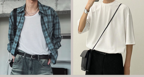 Công thức phối đồ với áo thun trắng nam chuẩn cá tính genz
