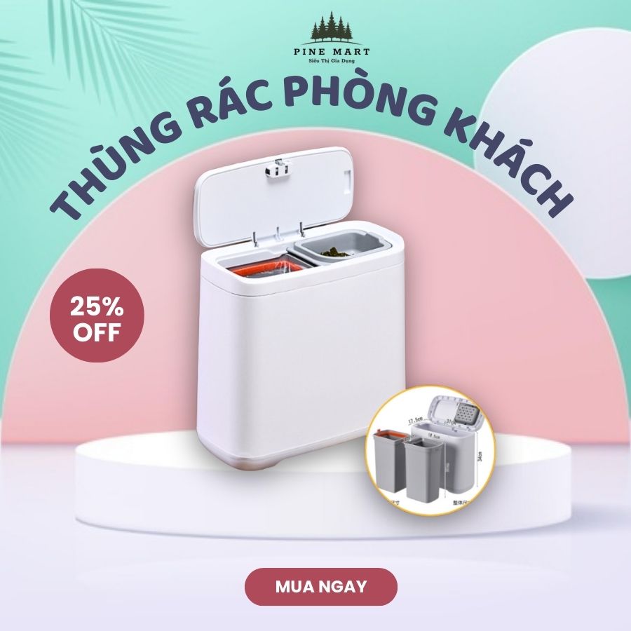 Những lưu ý khi mua đặt thùng rác trong nhà