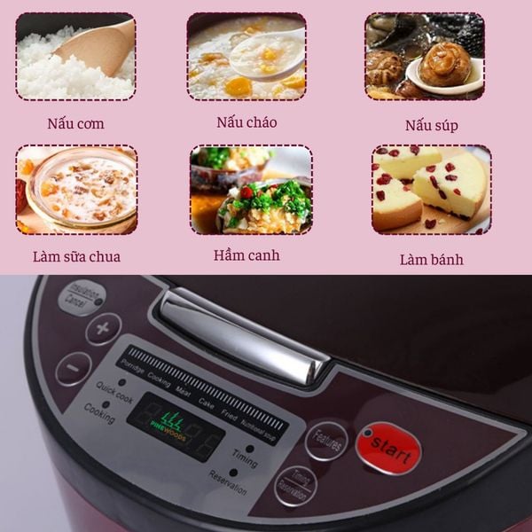 Tích hợp nhiều chế độ nấu
