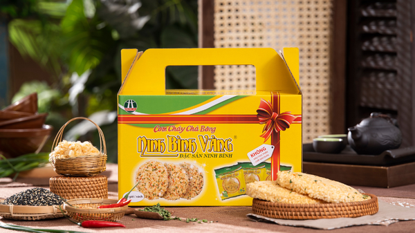 Cơm cháy Ninh Bình Vàng - Món quà vàng người Tràng An
