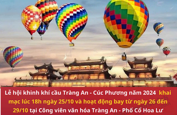 Lễ hội Khinh khí cầu lần đầu tiên được tổ chức ở Ninh sắp diễn ra