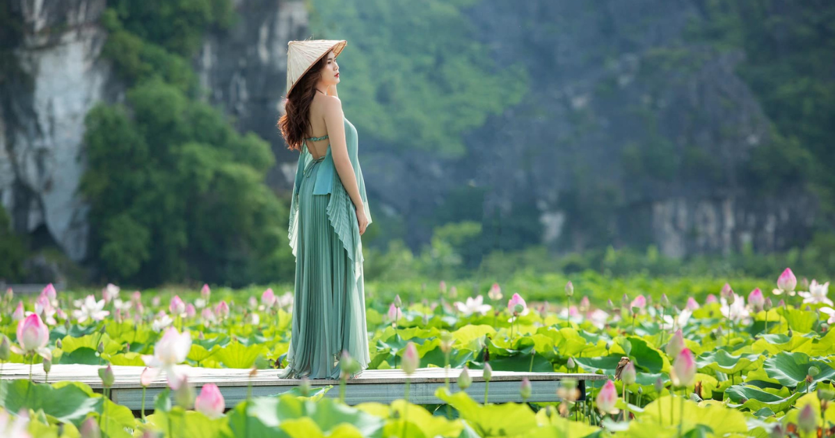 Về Ninh Bình ngắm Hang Múa mùa sen nở