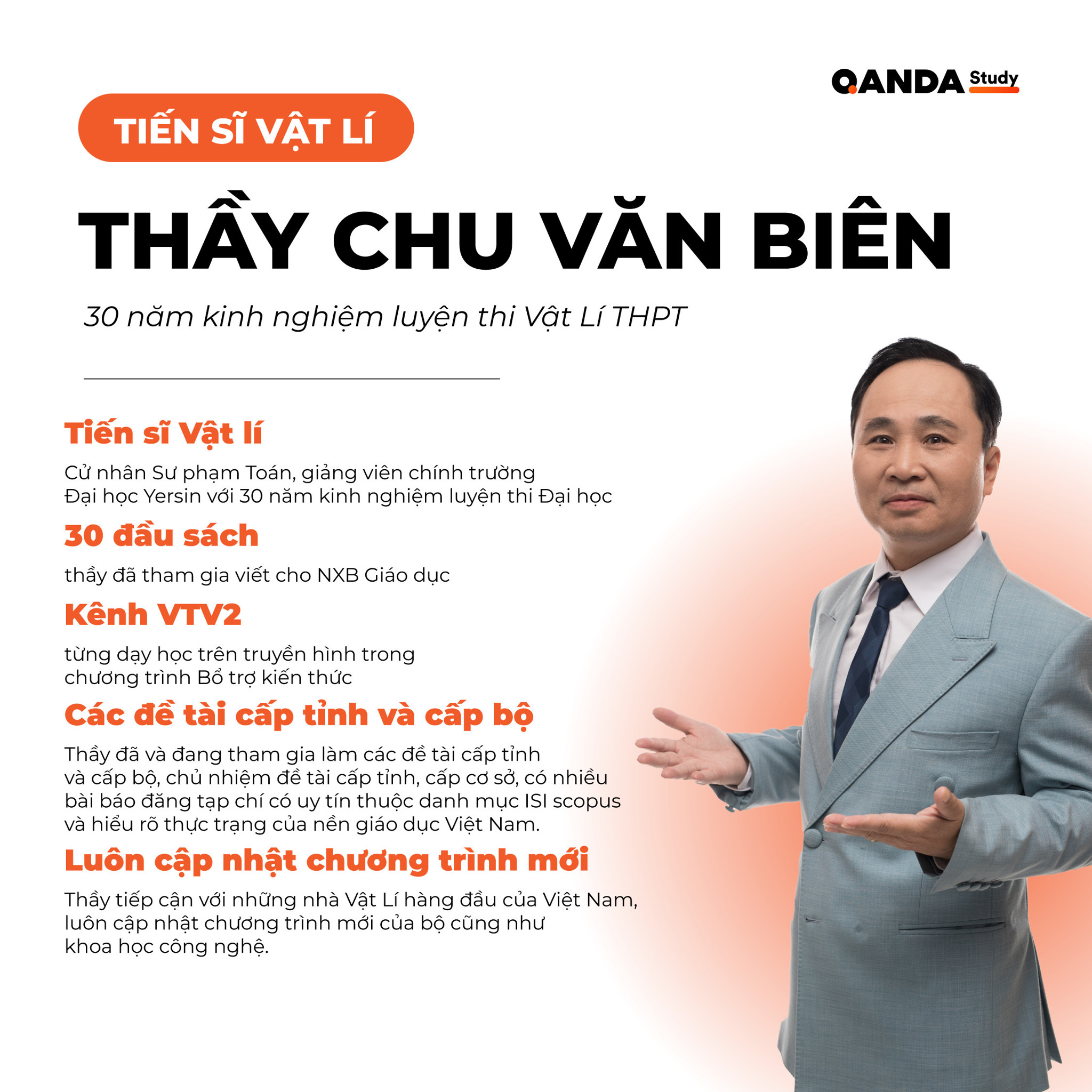 THẦY CHU VĂN BIÊN - GIÁO VIÊN VẬT LÍ