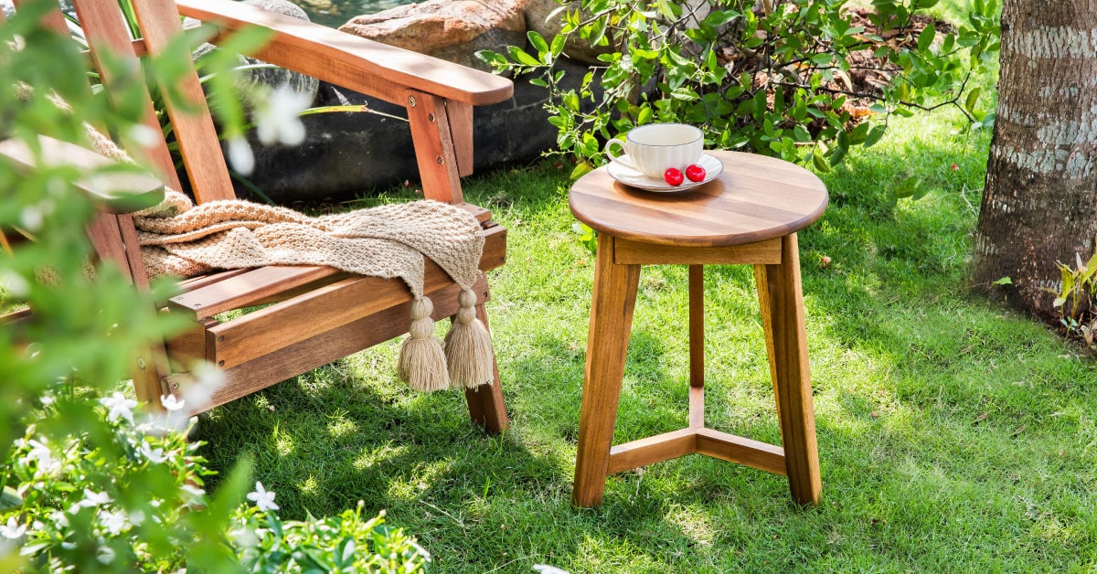 Bàn Trà Tròn Gỗ Flora – Flora Side Table