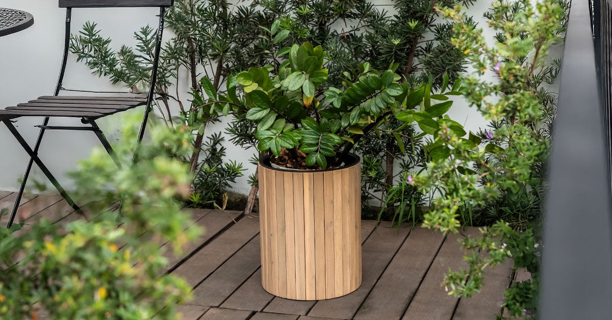Chậu Trồng Cây Tròn - Cylinder Planter Box