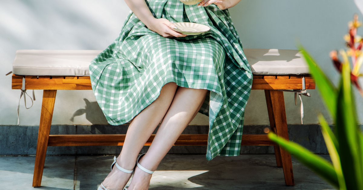 Ghế Băng Ngoài Trời Kèm Nệm - Patio Bench