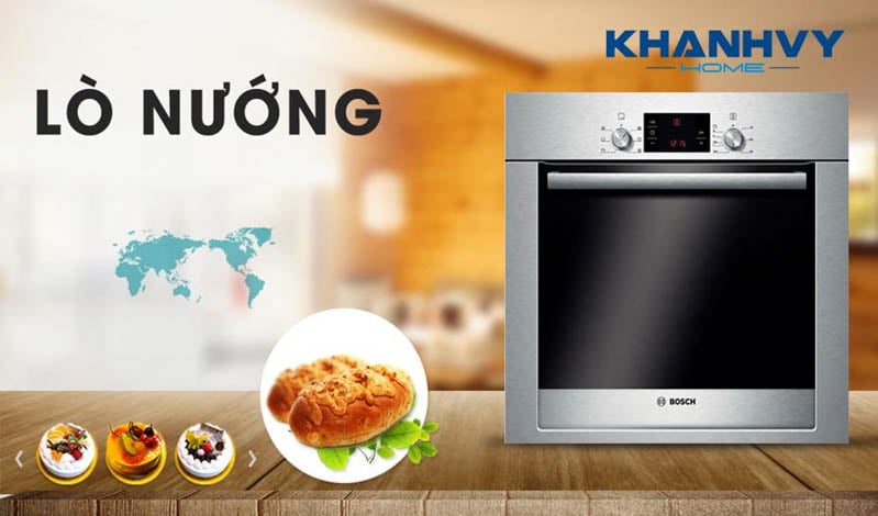 Giải thích ý nghĩa các ký hiệu trên lò nướng Bosch giúp bạn dễ sử dụng