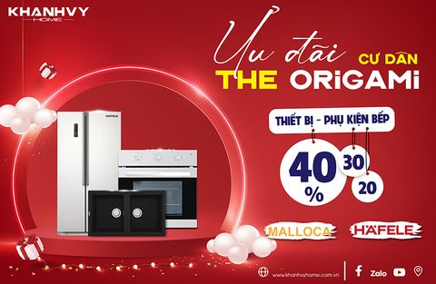 Khuyến mãi độc quyền dành riêng cho cư dân Origami lên đến 40%
