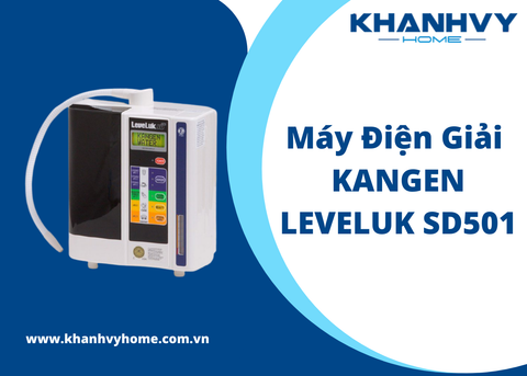 Phòng chống lão hóa da với máy điện giải Kangen Leveluk SD501