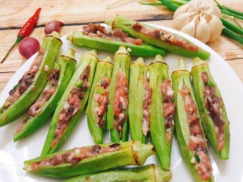 Cách nướng đậu bắp bằng nồi chiên không dầu siêu ngon