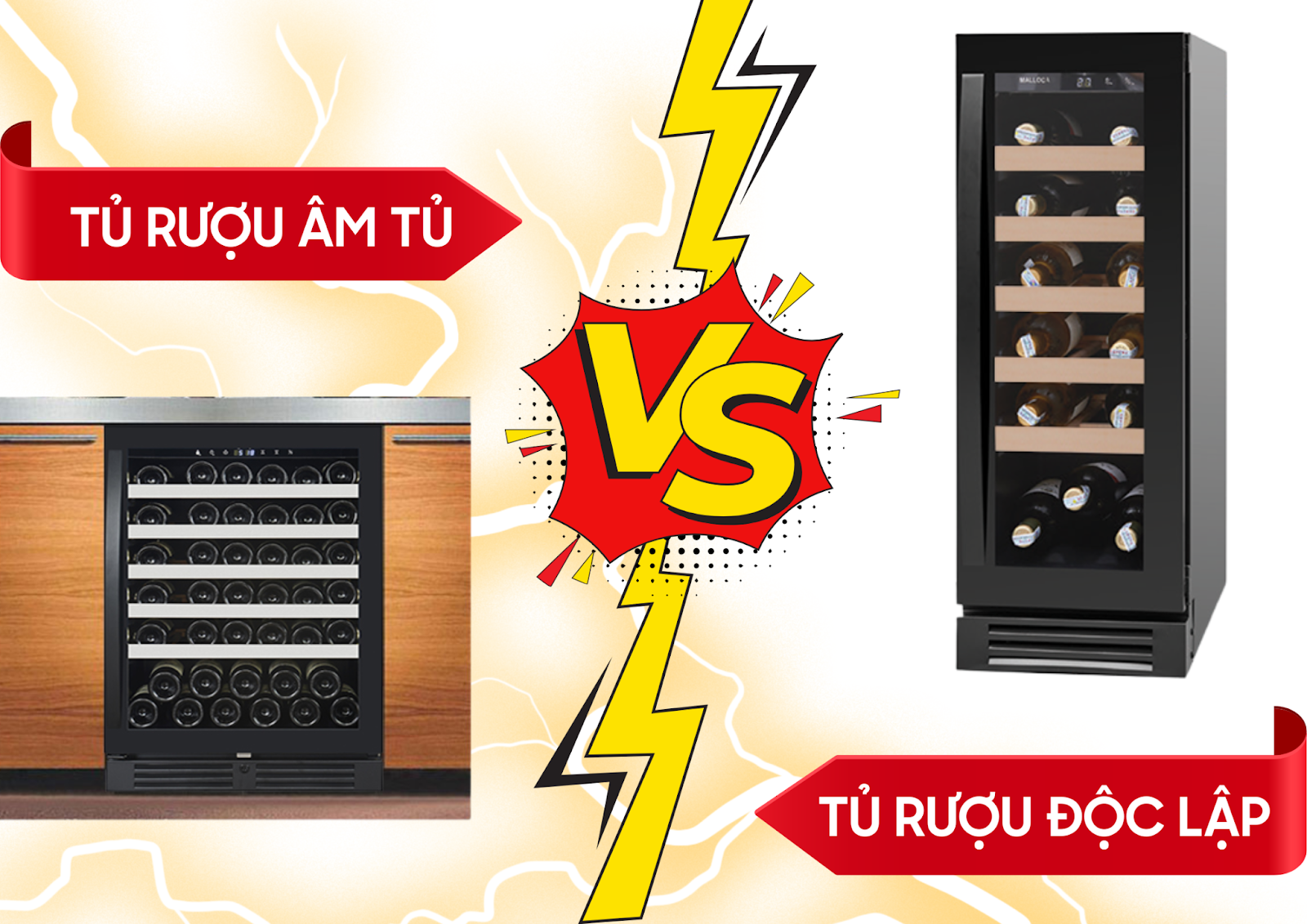 So Sánh Tủ Rượu Âm Tủ Và Tủ Rượu Độc Lập - Đâu Là Lựa Chọn Phù Hợp Cho Bạn?