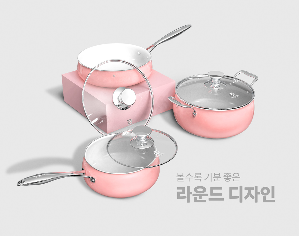 Bộ Nồi Hawonkoo CWH-070-PK: Nâng Tầm Bếp Việt Với Thiết Kế Hàn Quốc Sang Trọng và Chất Lượng Vượt Trội