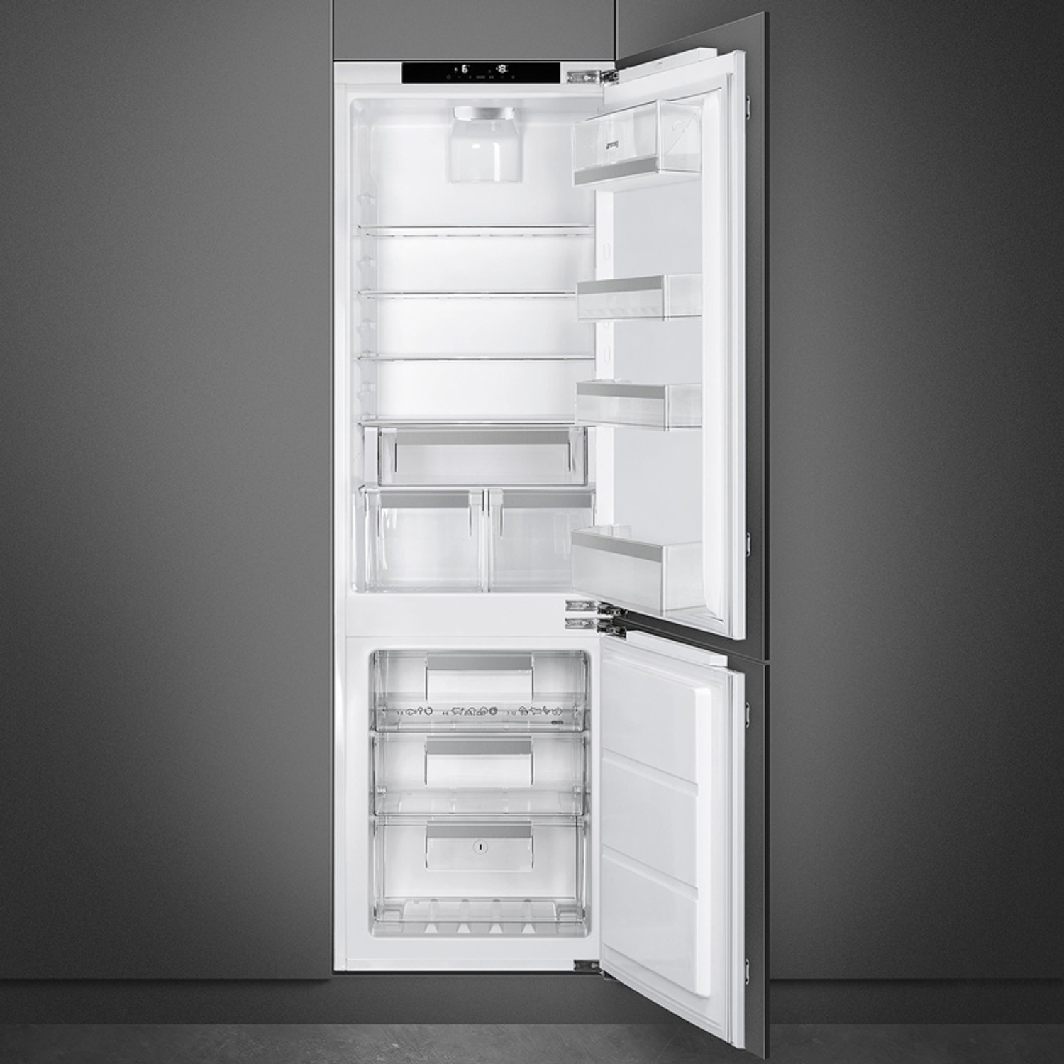 Khám phá tủ lạnh âm tủ Smeg pháp gọn gàng và tiện lợi cho căn bếp hiện đại