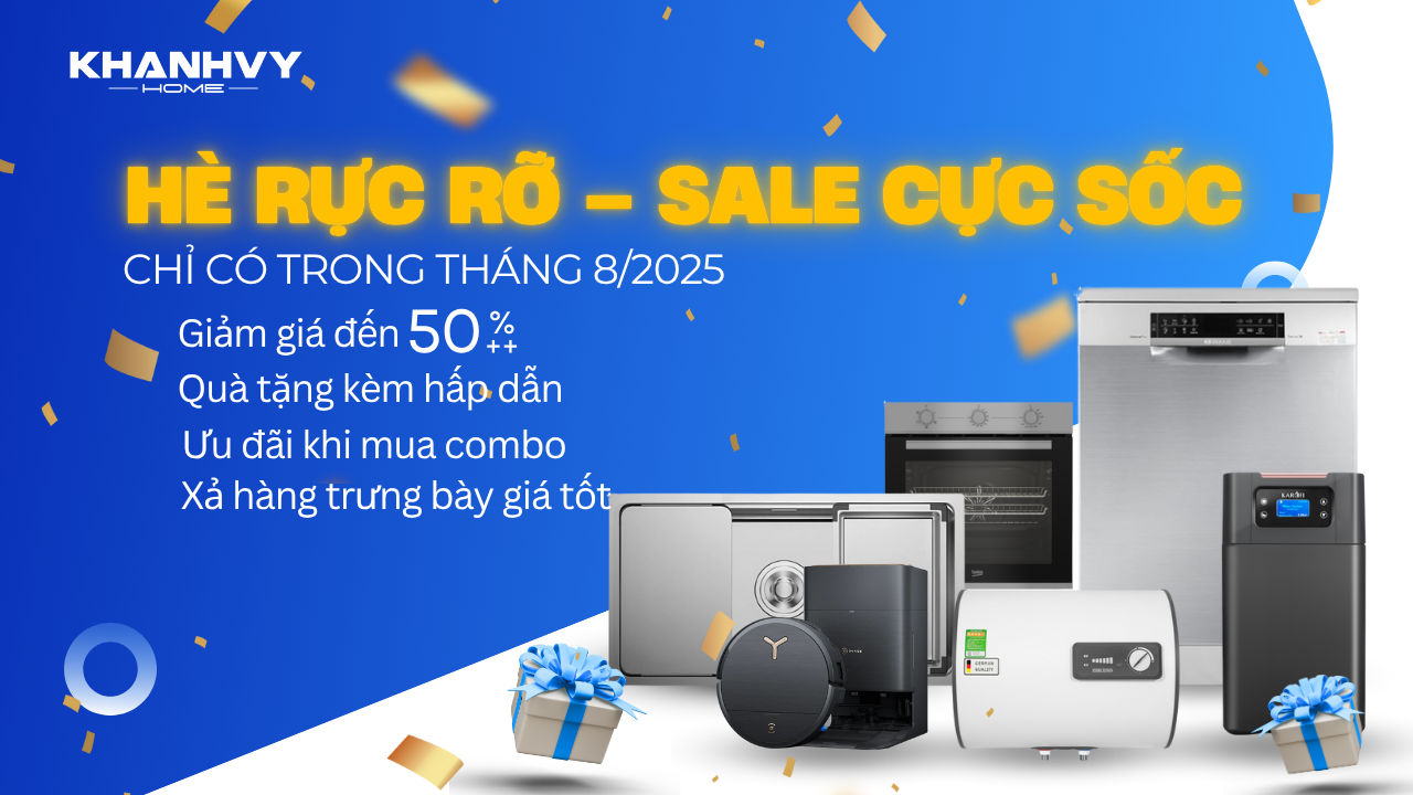 Khuyến mãi tháng 8: Giảm giá đến 50%++ tại Khánh Vy Home