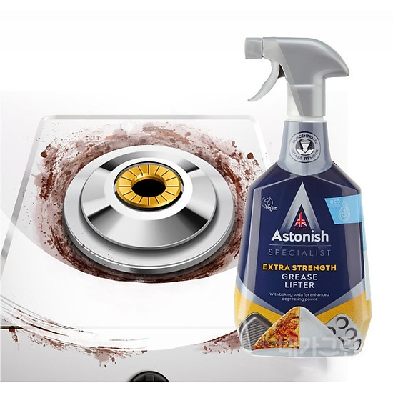 Bình xịt tẩy dầu mỡ & cháy khét Astonish có thực sự hiệu quả?