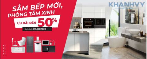 SẮM BẾP MỚI - PHÒNG TẮM XINH CÙNG HAFELE