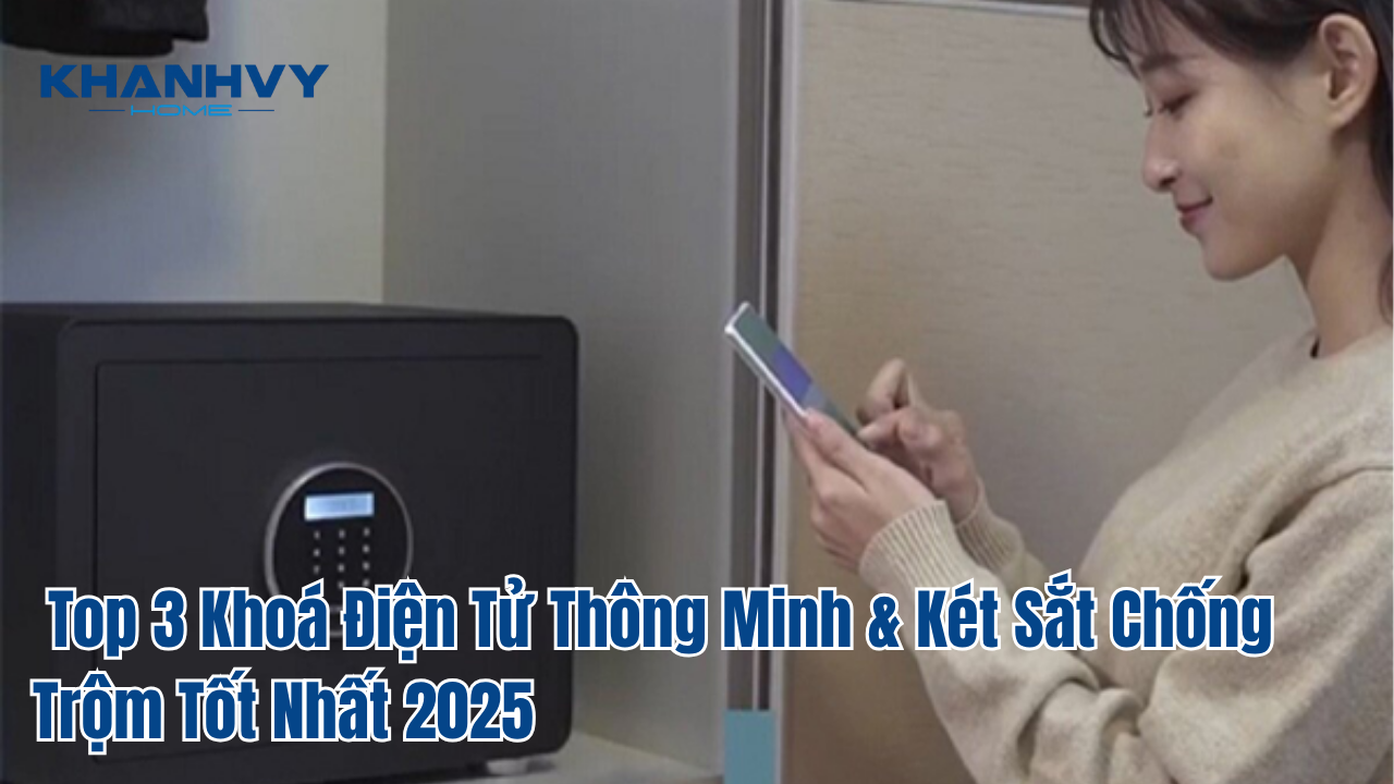 Top 3 Khoá Điện Tử Thông Minh & Két Sắt Chống Trộm Tốt Nhất 2025 (Khoá Điện từ và Két Sắt Chống Trộm)