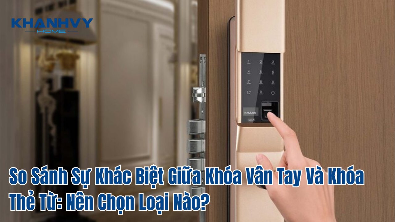So Sánh Sự Khác Biệt Giữa Khóa Vân Tay Và Khóa Thẻ Từ: Nên Chọn Loại Nào?