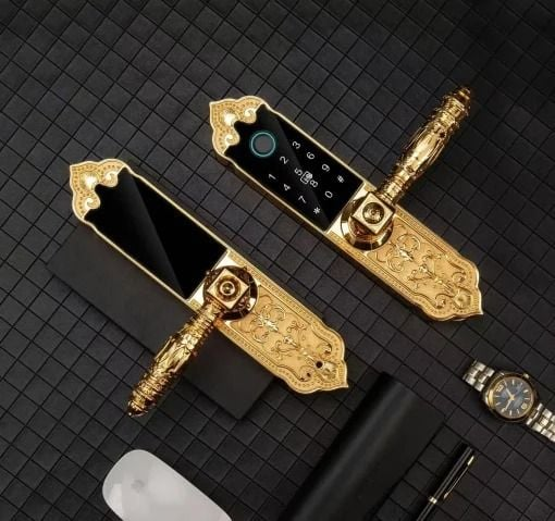 Khóa Cửa Điện Tử Hubert HB DS79 Gold Mini: An Toàn Tuyệt Đối, Sang Trọng Vượt Trội