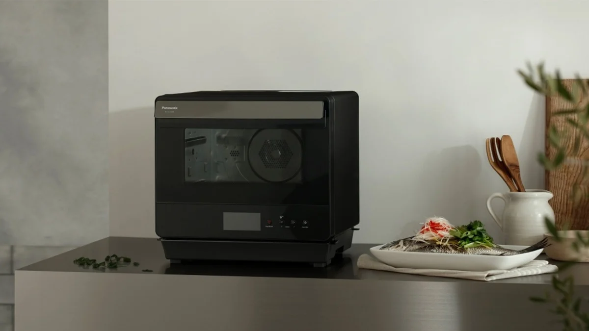 Lò chiên không dầu hấp nướng đối lưu Panasonic NU-SC180BYUE: Giải pháp nấu ăn tiện lợi và dinh dưỡng tối ưu