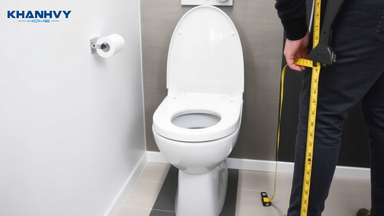 Khoảng cách đặt ống bồn cầu bao nhiêu là tiêu chuẩn?