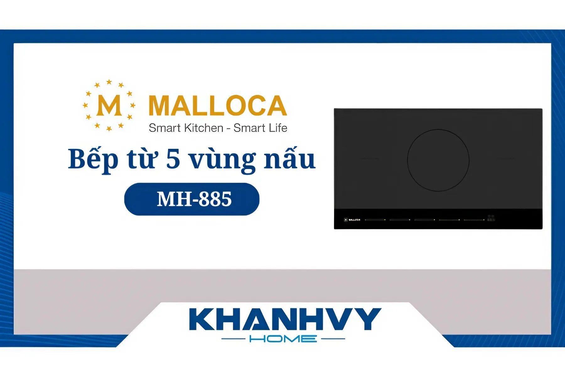Bếp từ âm 5 vùng nấu Malloca Skylux MH-885 CÓ ĐÁNG MUA? [So sánh & đánh giá chi tiết]