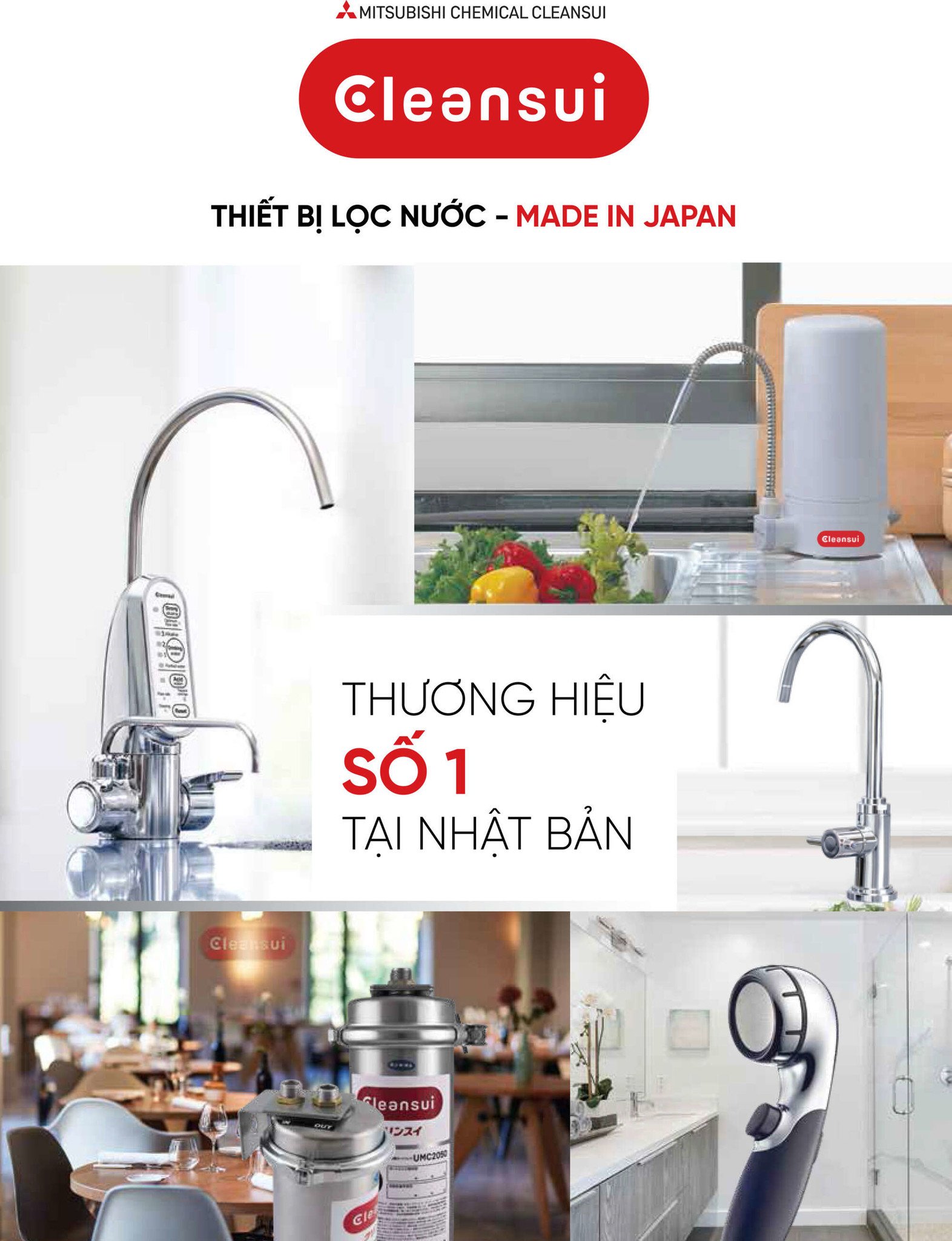 Catalogue máy lọc nước Cleansui 2019