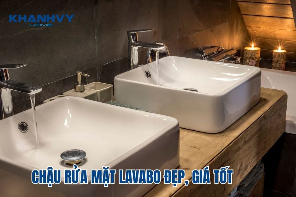 Tổng hợp bảng giá chậu rửa mặt Lavabo đẹp, giá tốt nhất năm 2025