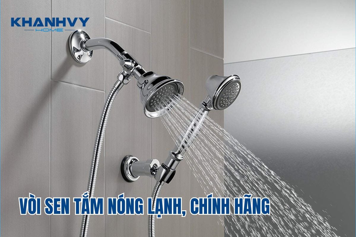 Tổng hợp các sản phẩm vòi sen tắm nóng lạnh giá tốt, chất lượng