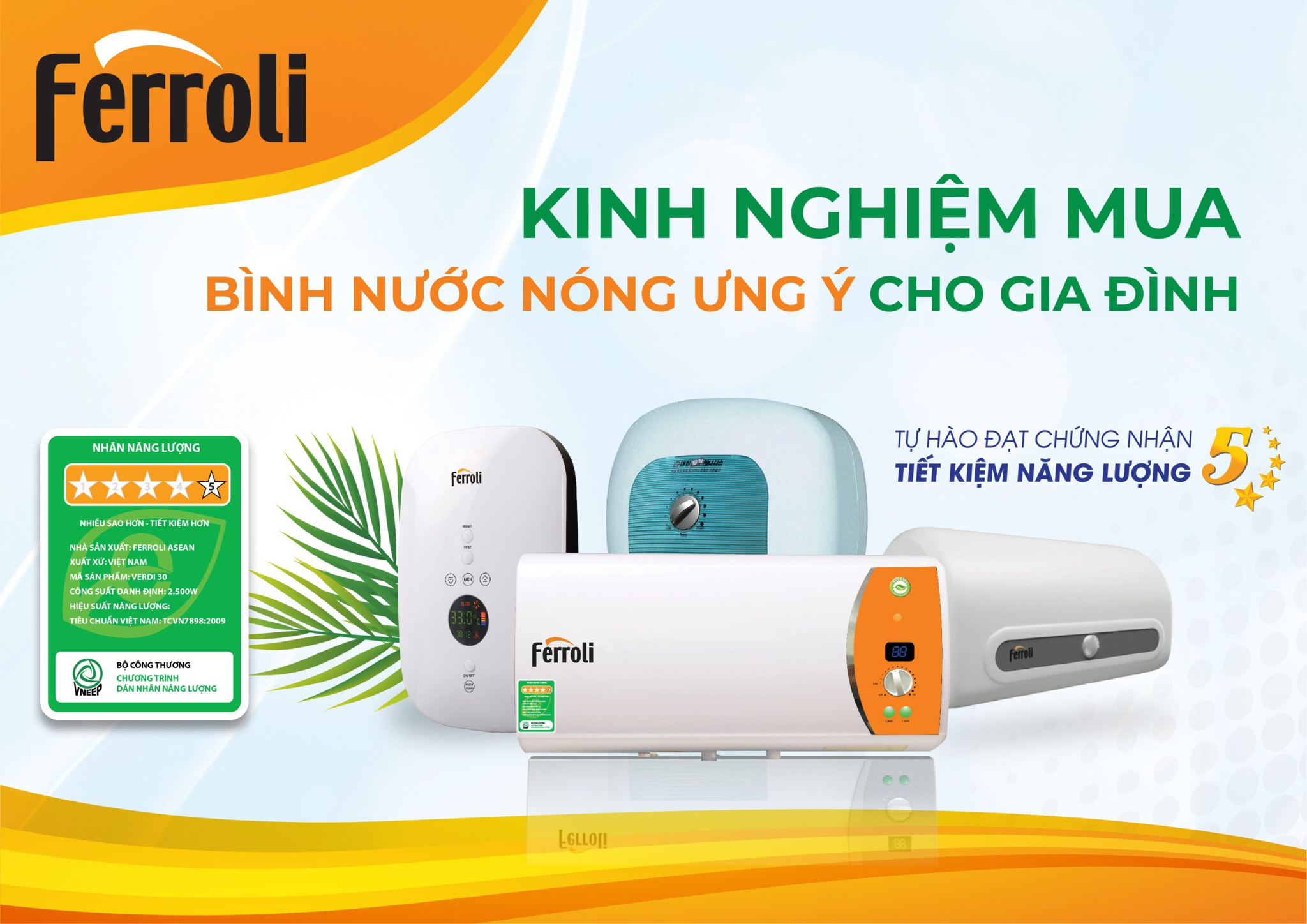 Chính sách bảo hành Ferroli