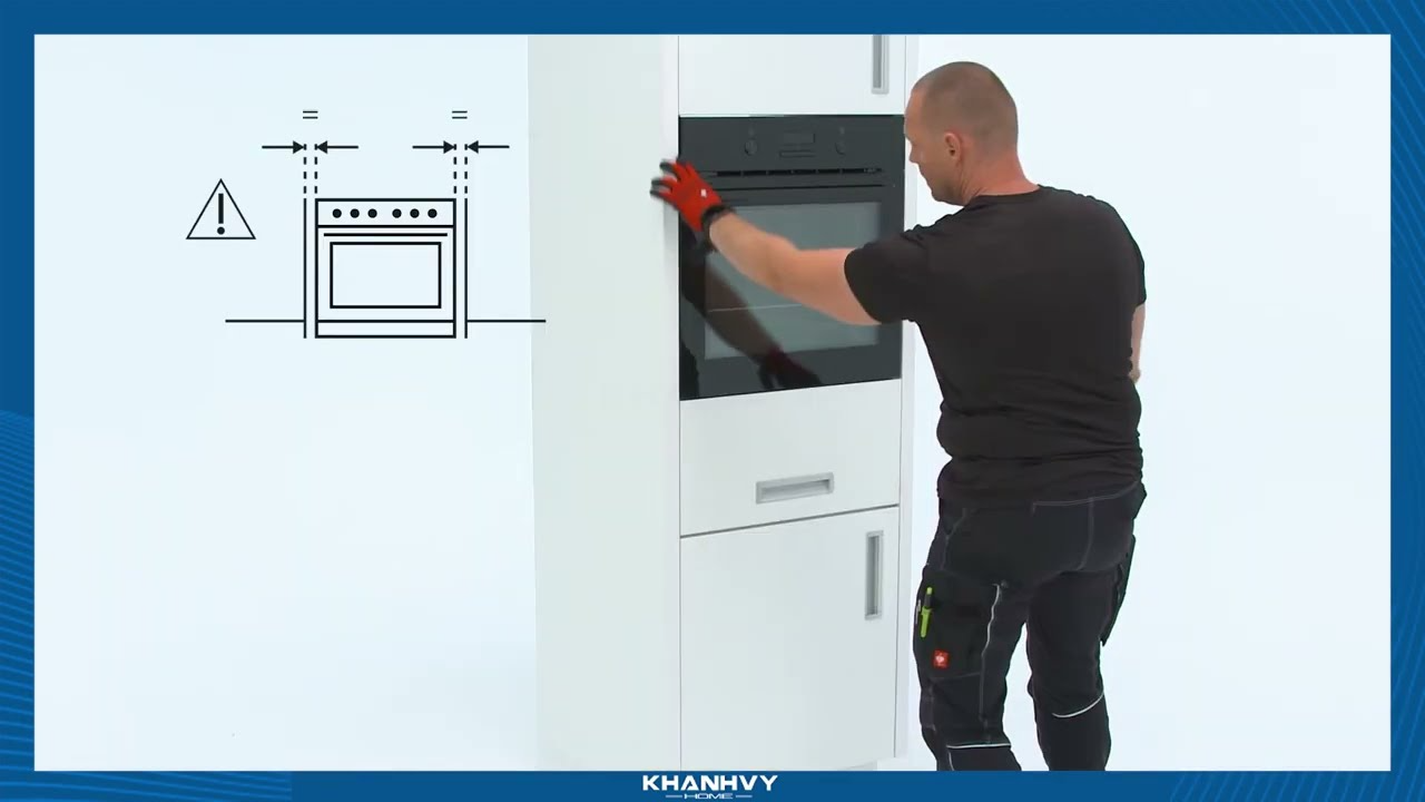 Hướng dẫn lắp đặt lò nướng âm tủ từ chuyên gia