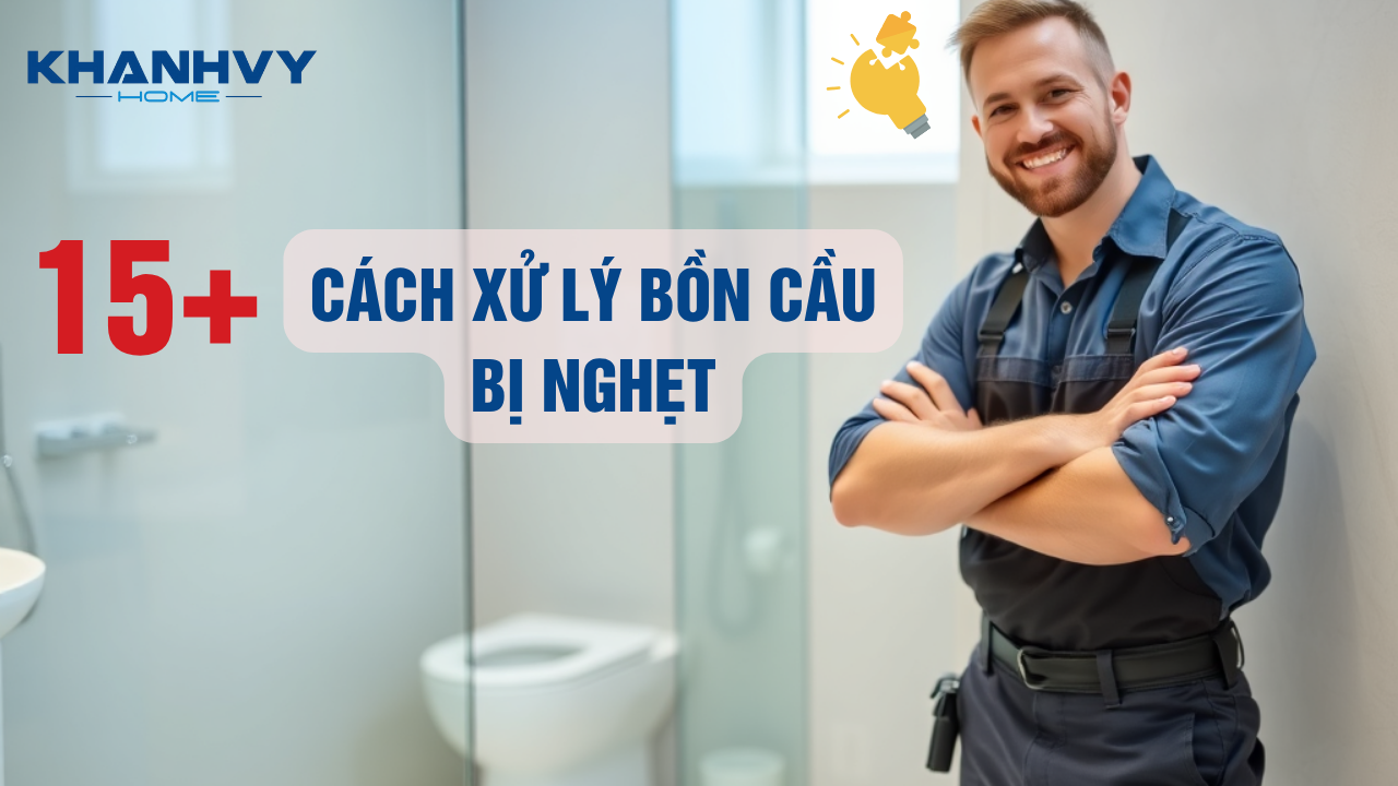 15+ Cách xử lý bồn cầu bị nghẹt đơn giản và nhanh chóng