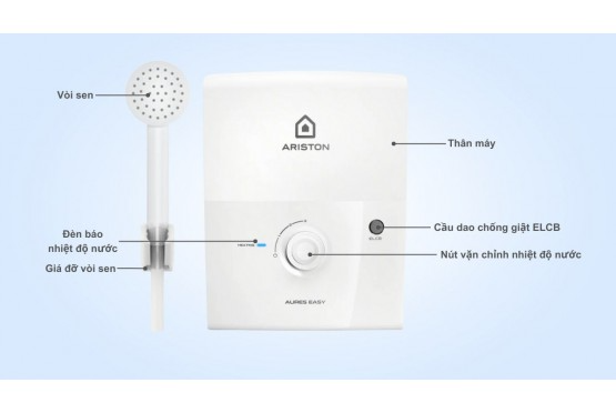 Hướng Dẫn Sử Dụng Máy Nước Nóng Trực Tiếp Ariston Aures Easy 3.5 Hiệu Quả Và An Toàn