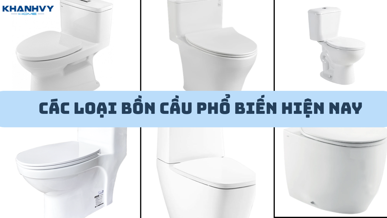 Bảng giá bồn cầu vệ sinh các loại chi tiết 2025