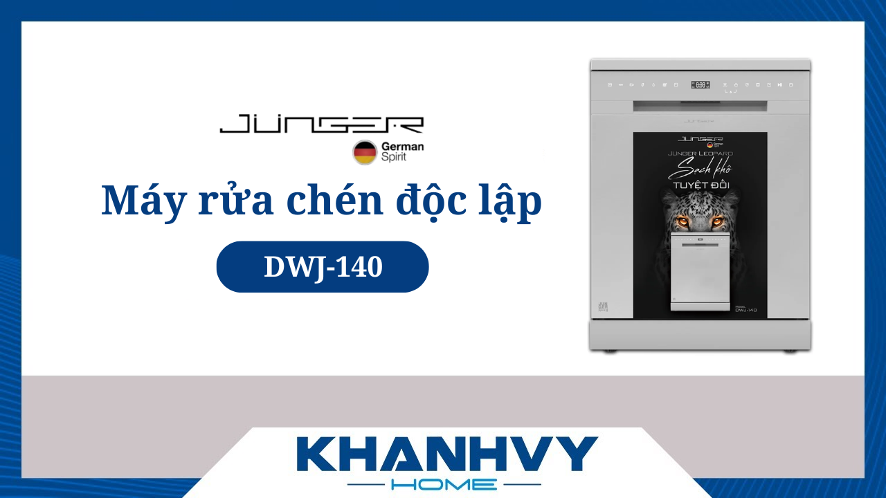 Máy rửa bát Junger DWJ-140 CÓ ĐÁNG MUA? [Đánh giá chi tiết]