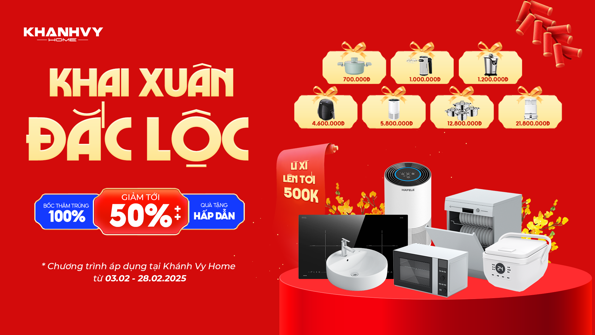 Khuyến Mãi Đầu Năm 2025 Khai XuÂn ĐẮc LỘc