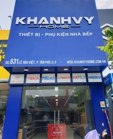 Showroom Khánh Vy Home cao cấp tại 631 Lê Văn Việt, P. Tân Phú, Quận 9 (Tp. Thủ Đức)