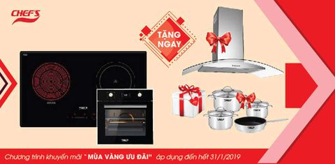 Chefs - khuyến mãi hấp dẫn cuối năm 2018