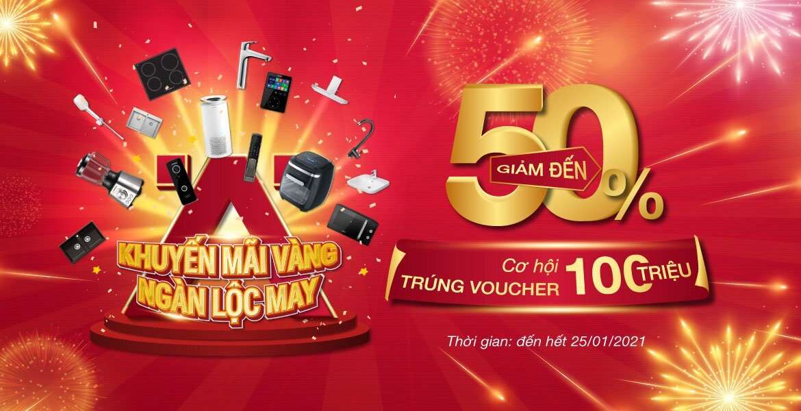 Hafele Khuyến Mãi Vàng - Ngàn Lộc May Mắn 2020