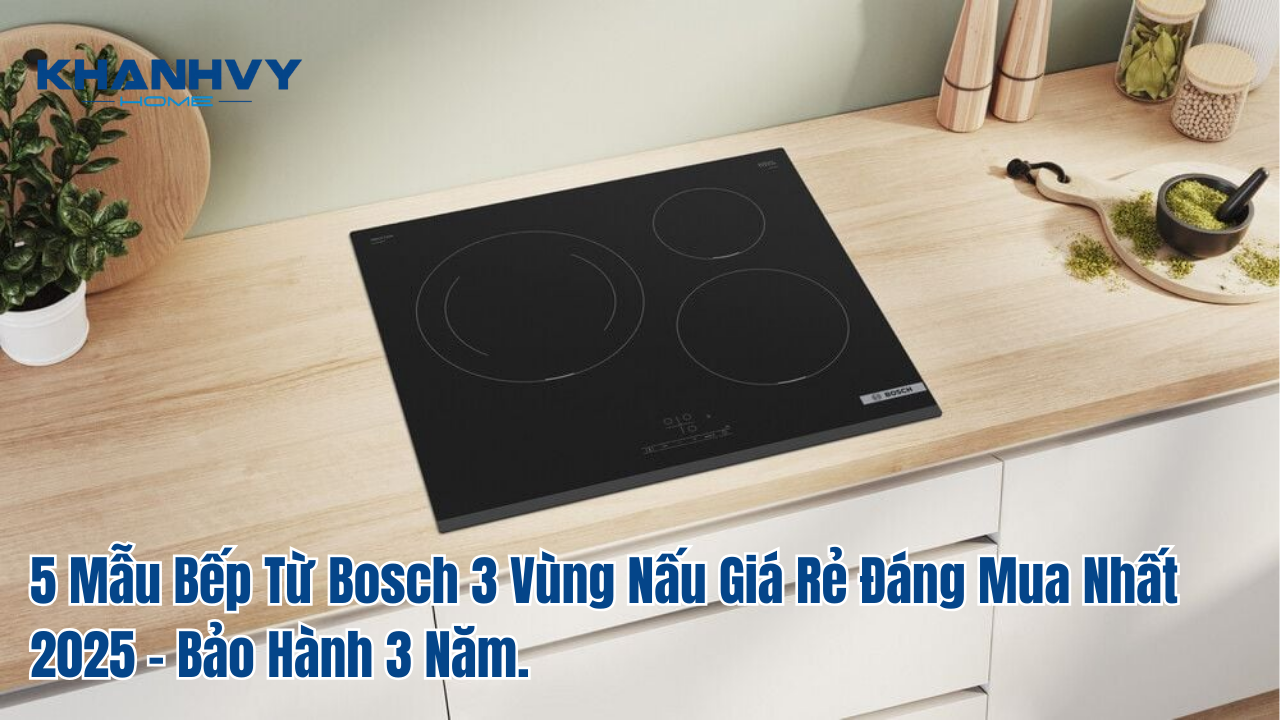 5 Mẫu Bếp Từ Bosch 3 Vùng Nấu Giá Rẻ Đáng Mua Nhất 2025 – Bảo Hành 3 Năm.