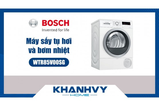 Hướng Dẫn Sử Dụng Máy Sấy Bosch WTR85V00SG 8KG Serie 4 - Tinh Tế và Hiệu Quả