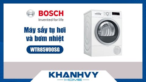 Hướng Dẫn Sử Dụng Máy Sấy Bosch WTR85V00SG 8KG Serie 4 - Tinh Tế và Hiệu Quả