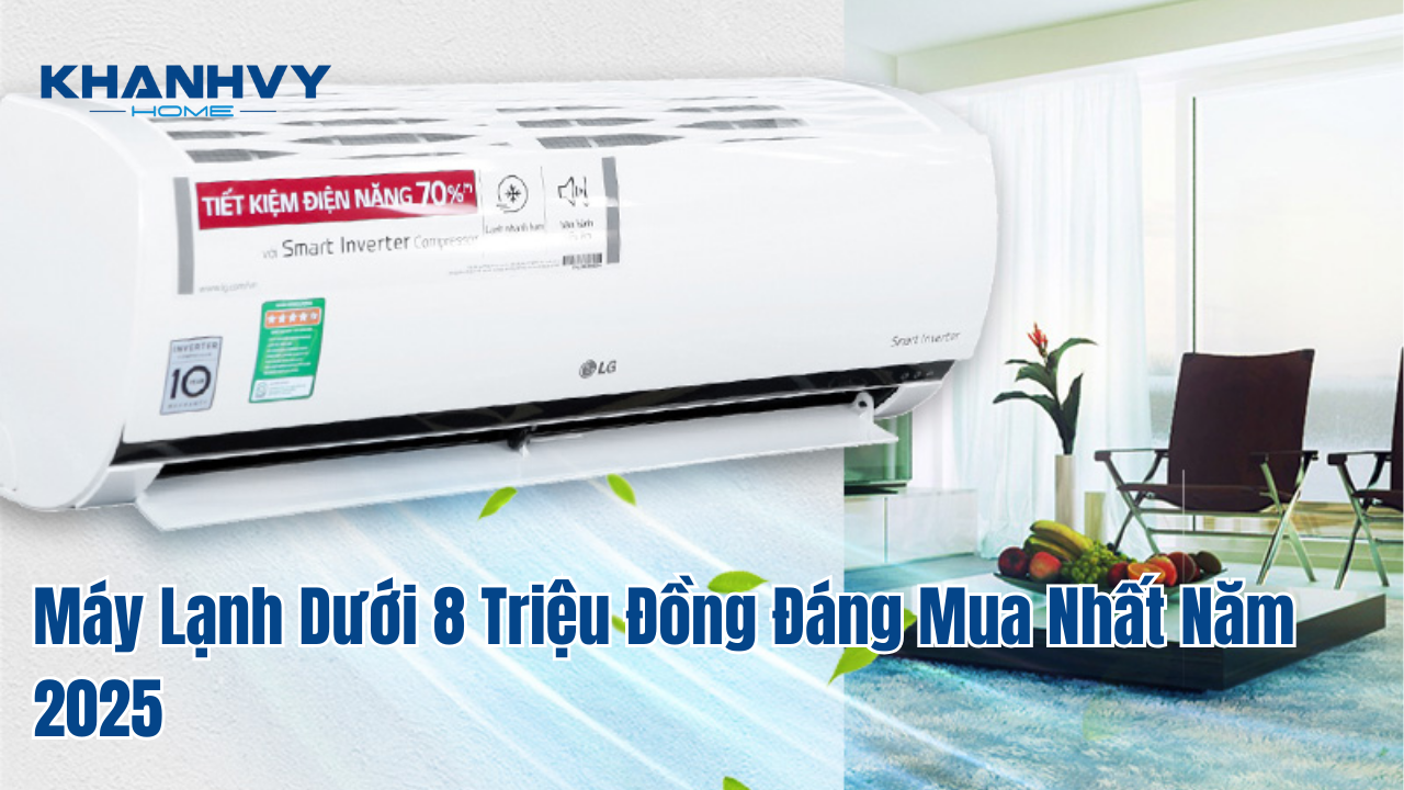 Máy Lạnh Dưới 8 Triệu Đồng Đáng Mua Nhất Năm 2025