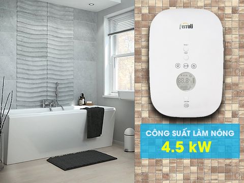 Hướng Dẫn Toàn Diện Máy Nước Nóng Ferroli DIVO SDN: Cách Sử Dụng và Bảo Dưỡng